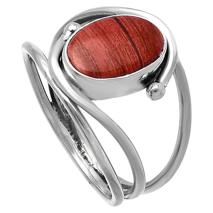 Natural Snake Skin Jasper Ring size-9.5 R-1683 SDR224655