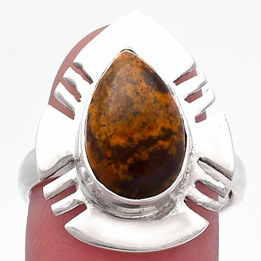 Natural Outback Jasper Ring size-8 R-1240 SDR224756