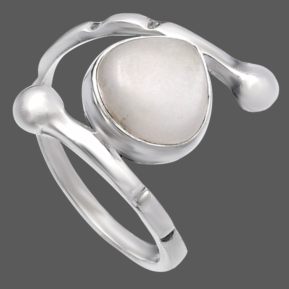 Natural Srilankan Moonstone Ring size-7 R-1546 SDR225102