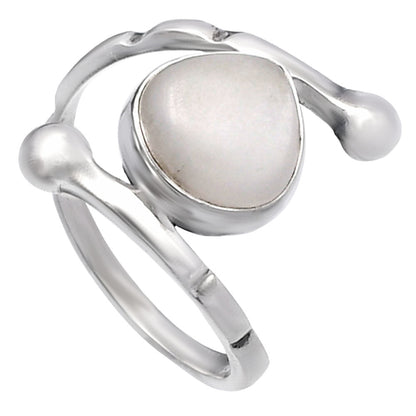 Natural Srilankan Moonstone Ring size-7 R-1546 SDR225102