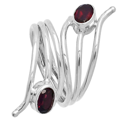 Adjustable - Hessonite Garnet Ring size-6 R-1409 SDR225233