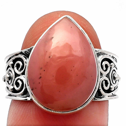 Natural Guava Quartz - Brazil Ring size-7 R-1431 SDR225274