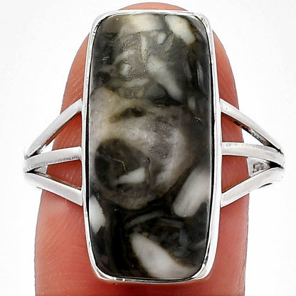 Natural Mexican Cabbing Fossil Ring size-9.5 R-1003 SDR225494