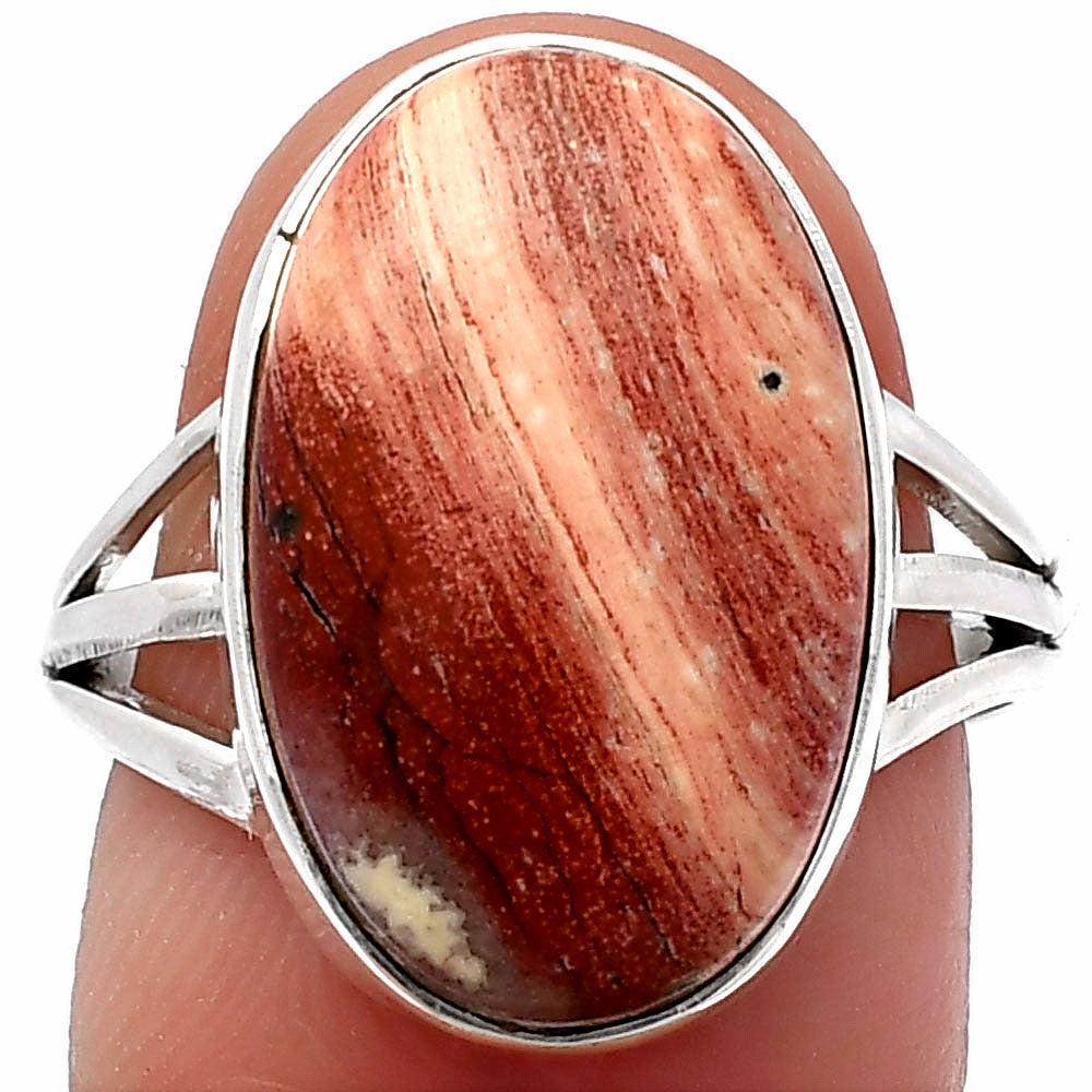 Natural Snake Skin Jasper Ring size-8 R-1003 SDR225508