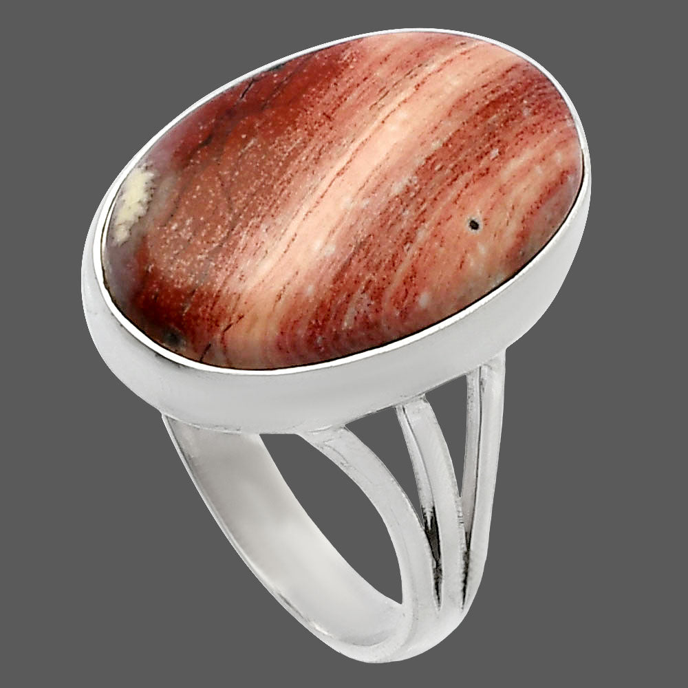 Natural Snake Skin Jasper Ring size-8 R-1003 SDR225508