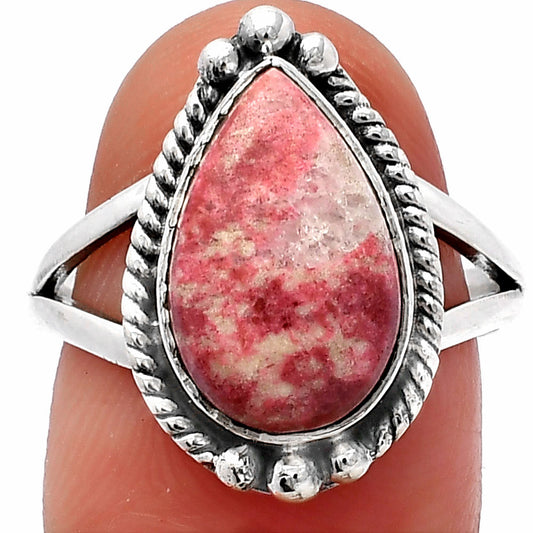 Natural Pink Thulite - Norway Ring size-8 R-1253 SDR225595