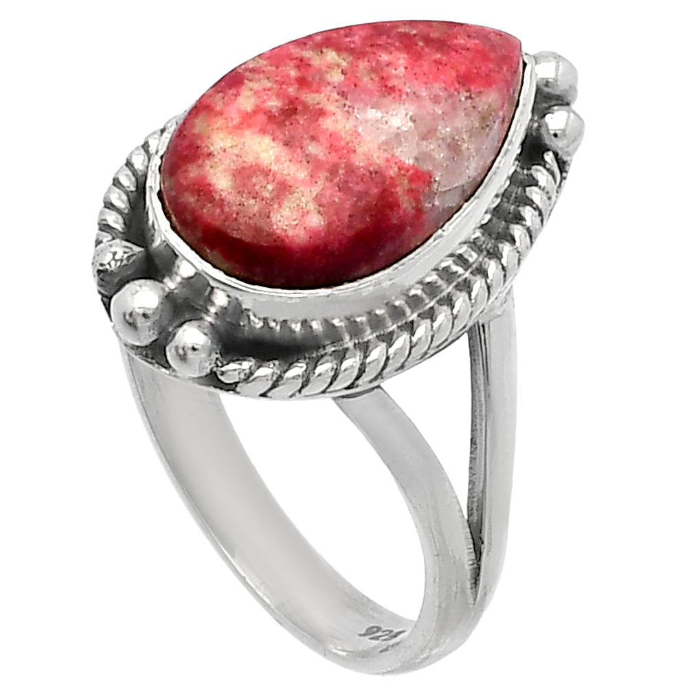 Natural Pink Thulite - Norway Ring size-8 R-1253 SDR225595