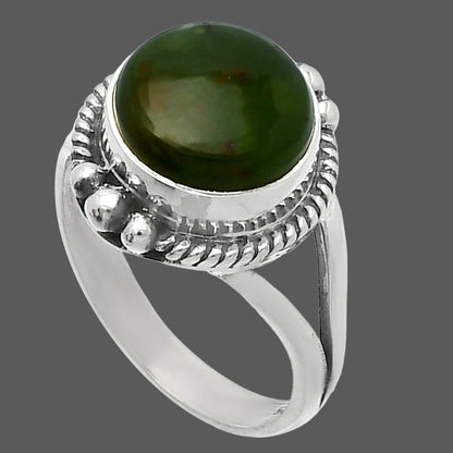 Natural Chrome Chalcedony Ring size-7 R-1253 SDR225609