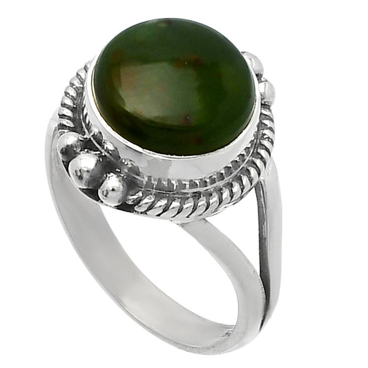 Natural Chrome Chalcedony Ring size-7 R-1253 SDR225609