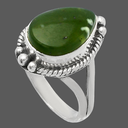 Natural Chrome Chalcedony Ring size-7 R-1253 SDR225632