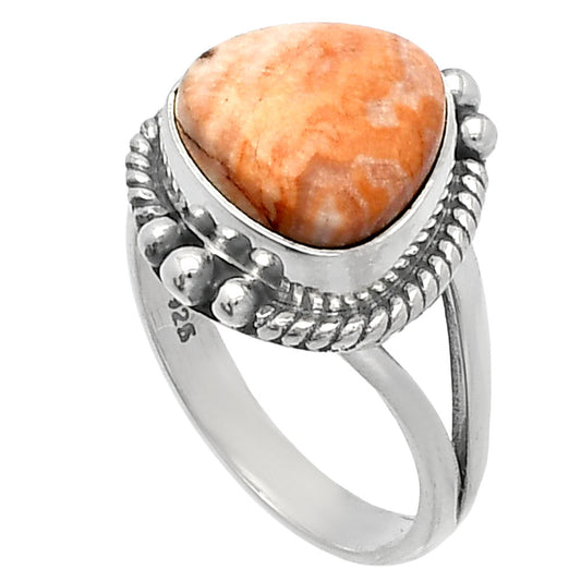 Natural Rosetta Picture Jasper Ring size-6 R-1253 SDR225649