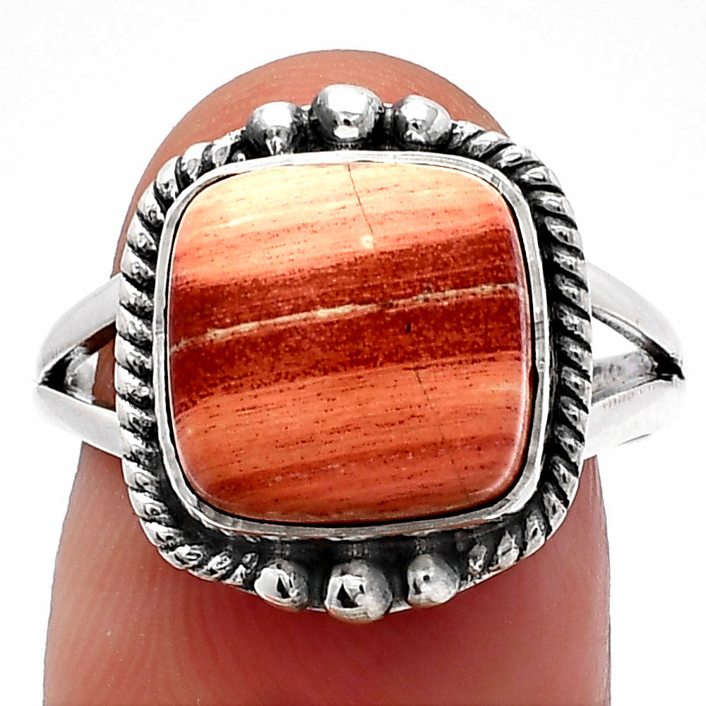 Natural Snake Skin Jasper Ring size-8 R-1253 SDR225698