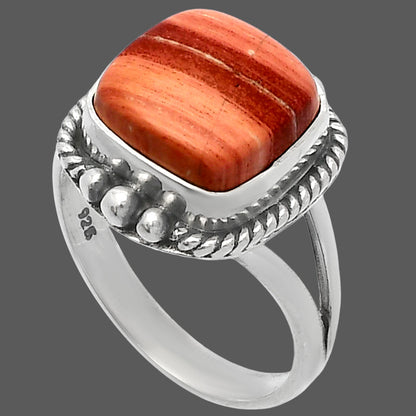 Natural Snake Skin Jasper Ring size-8 R-1253 SDR225698