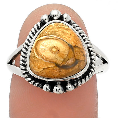 Natural Rock Calcy Ring size-8 R-1253 SDR225735