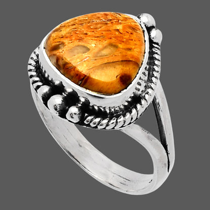 Natural Rock Calcy Ring size-7 R-1253 SDR225740