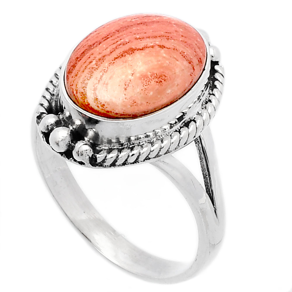 Natural Snake Skin Jasper Ring size-9.5 R-1253 SDR225783