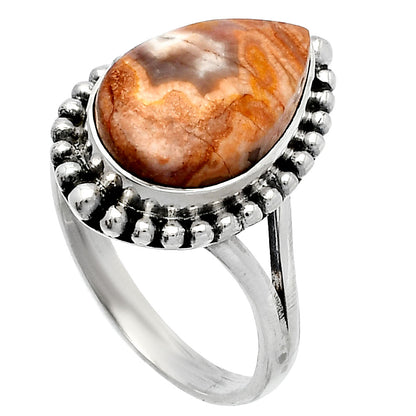 Natural Rosetta Picture Jasper Ring size-9.5 R-1154 SDR225919