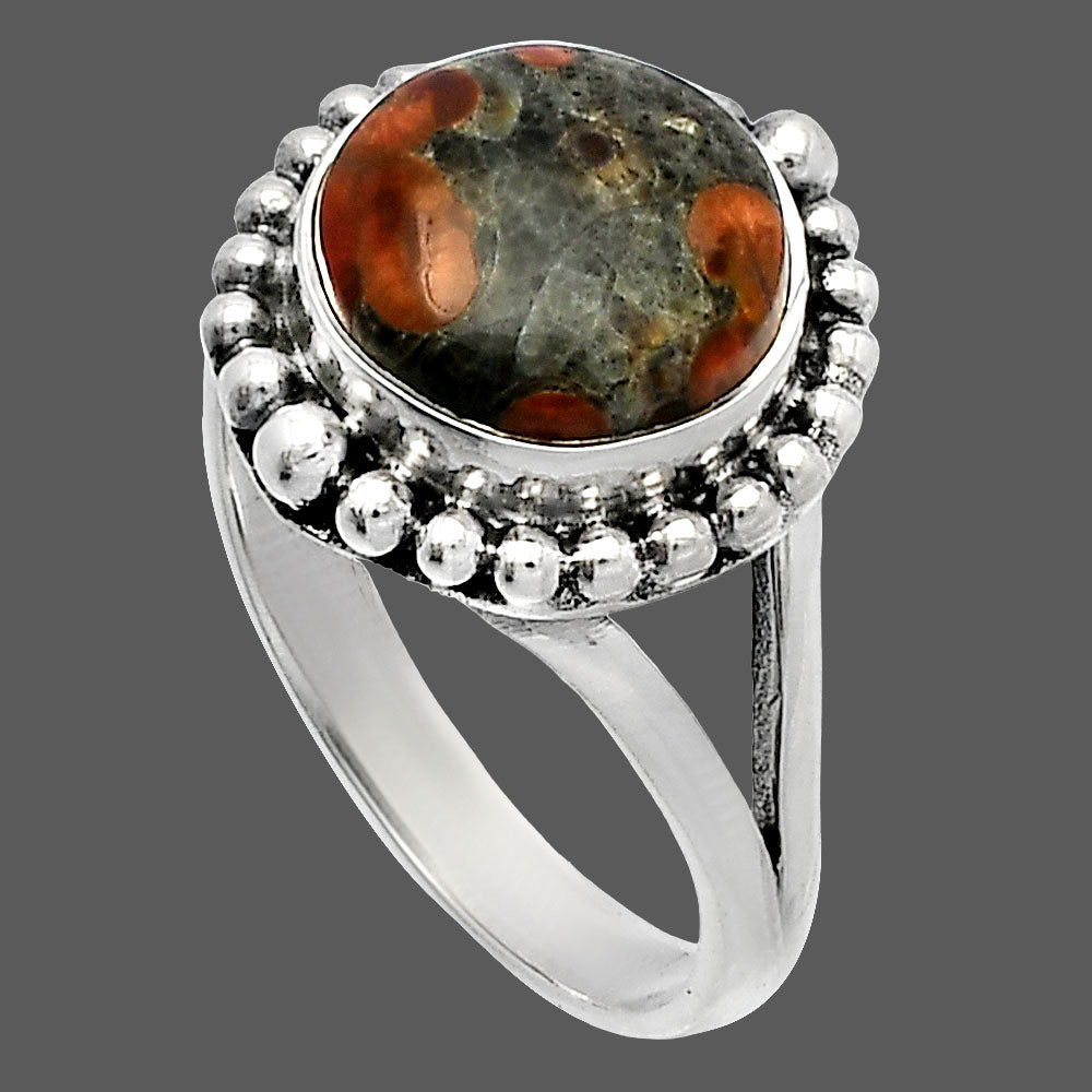 Natural Peanut Obsidian Ring size-8 R-1154 SDR225982