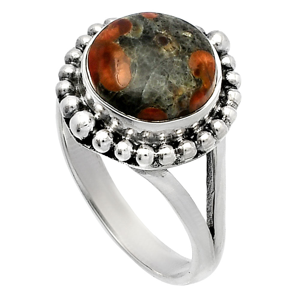 Natural Peanut Obsidian Ring size-8 R-1154 SDR225982