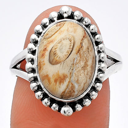 Natural Rock Calcy Ring size-8 R-1154 SDR225993