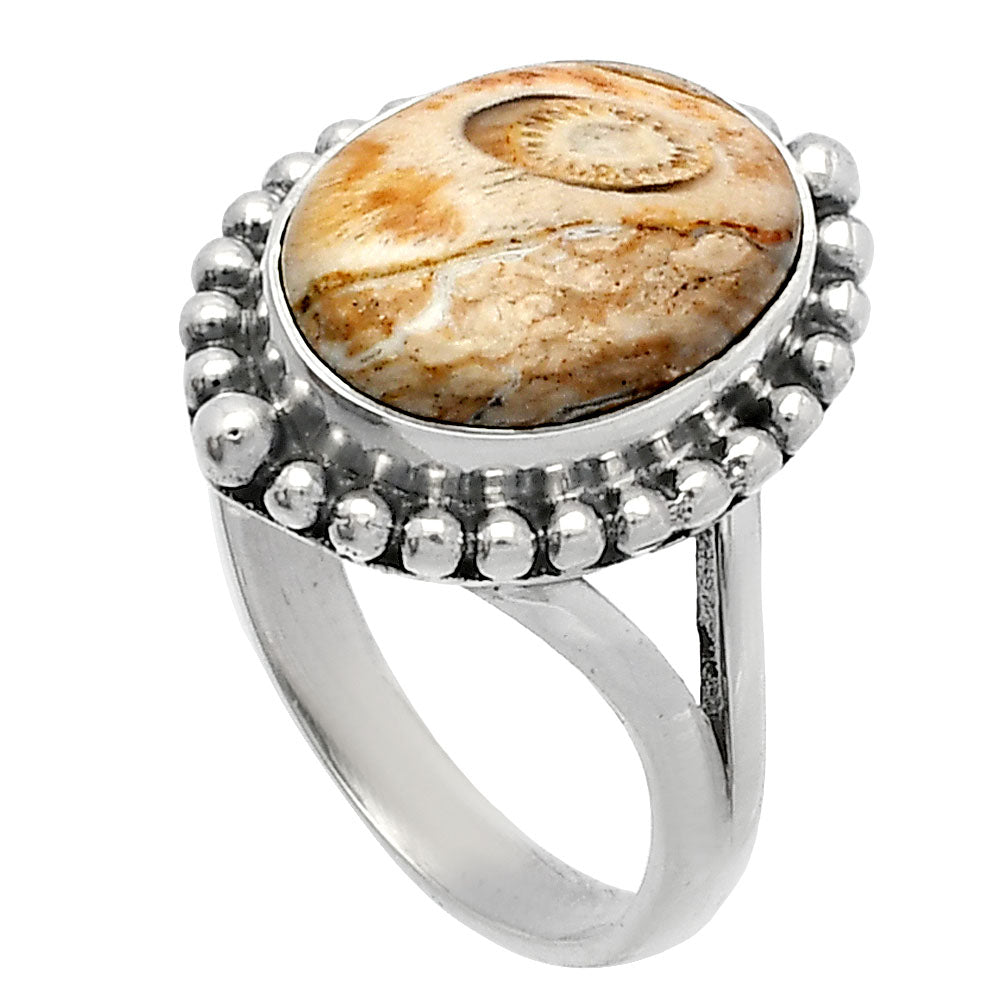 Natural Rock Calcy Ring size-8 R-1154 SDR225993