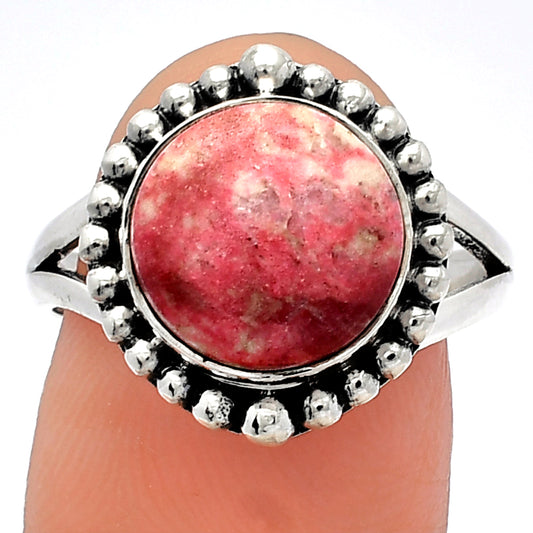 Natural Pink Thulite - Norway Ring size-8 R-1154 SDR225995