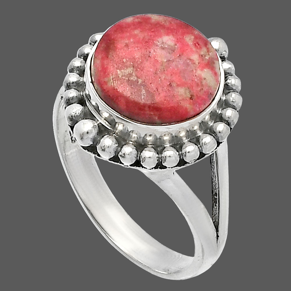 Natural Pink Thulite - Norway Ring size-8 R-1154 SDR225995