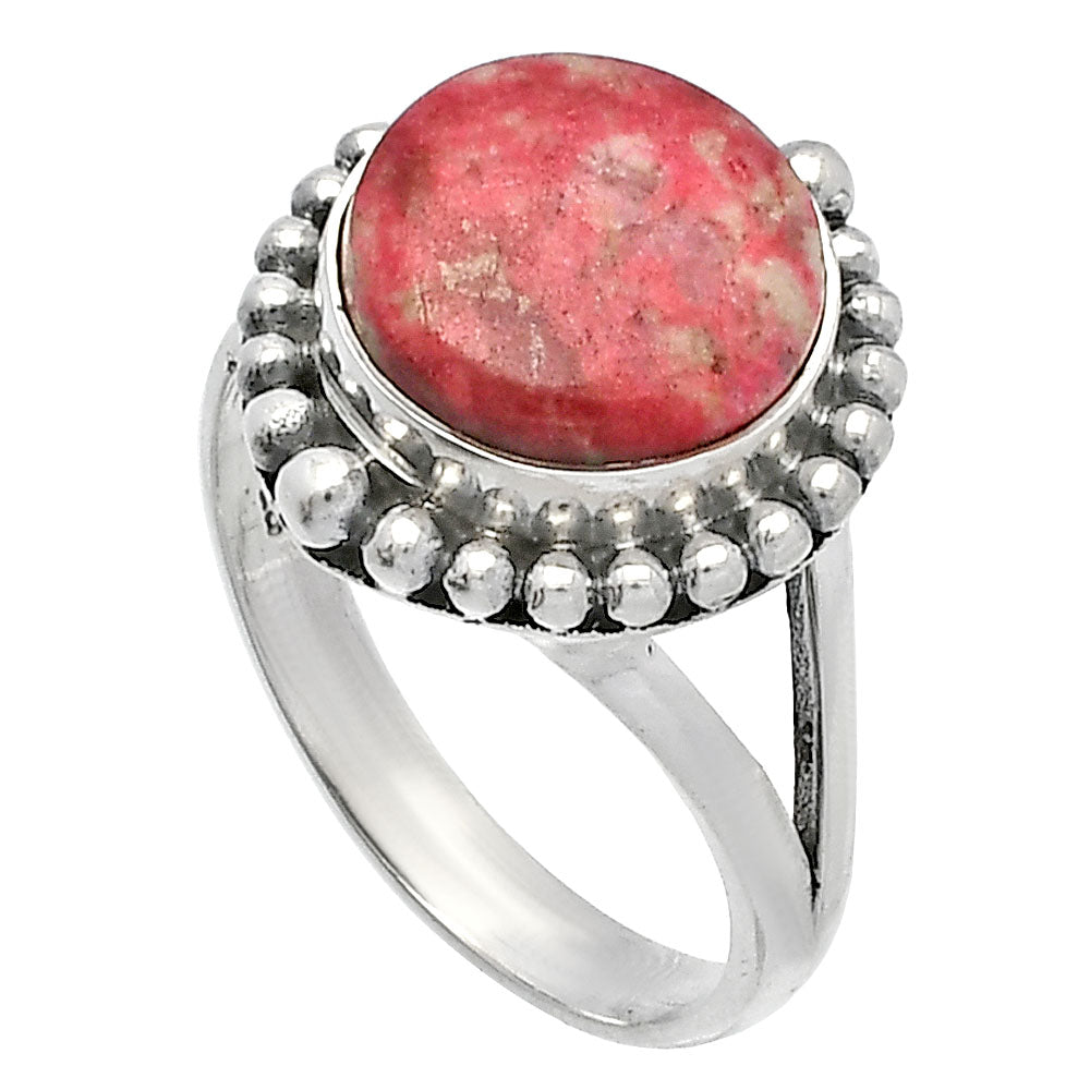 Natural Pink Thulite - Norway Ring size-8 R-1154 SDR225995