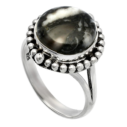 Natural Mexican Cabbing Fossil Ring size-9 R-1154 SDR226008