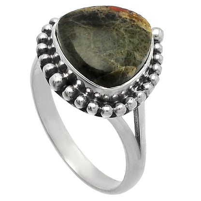 Natural Peanut Obsidian Ring size-9.5 R-1154 SDR226050