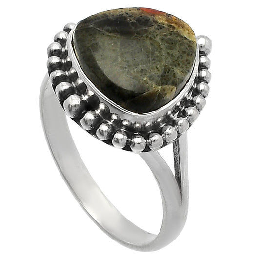 Natural Peanut Obsidian Ring size-9.5 R-1154 SDR226050