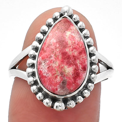 Natural Pink Thulite - Norway Ring size-8 R-1154 SDR226053