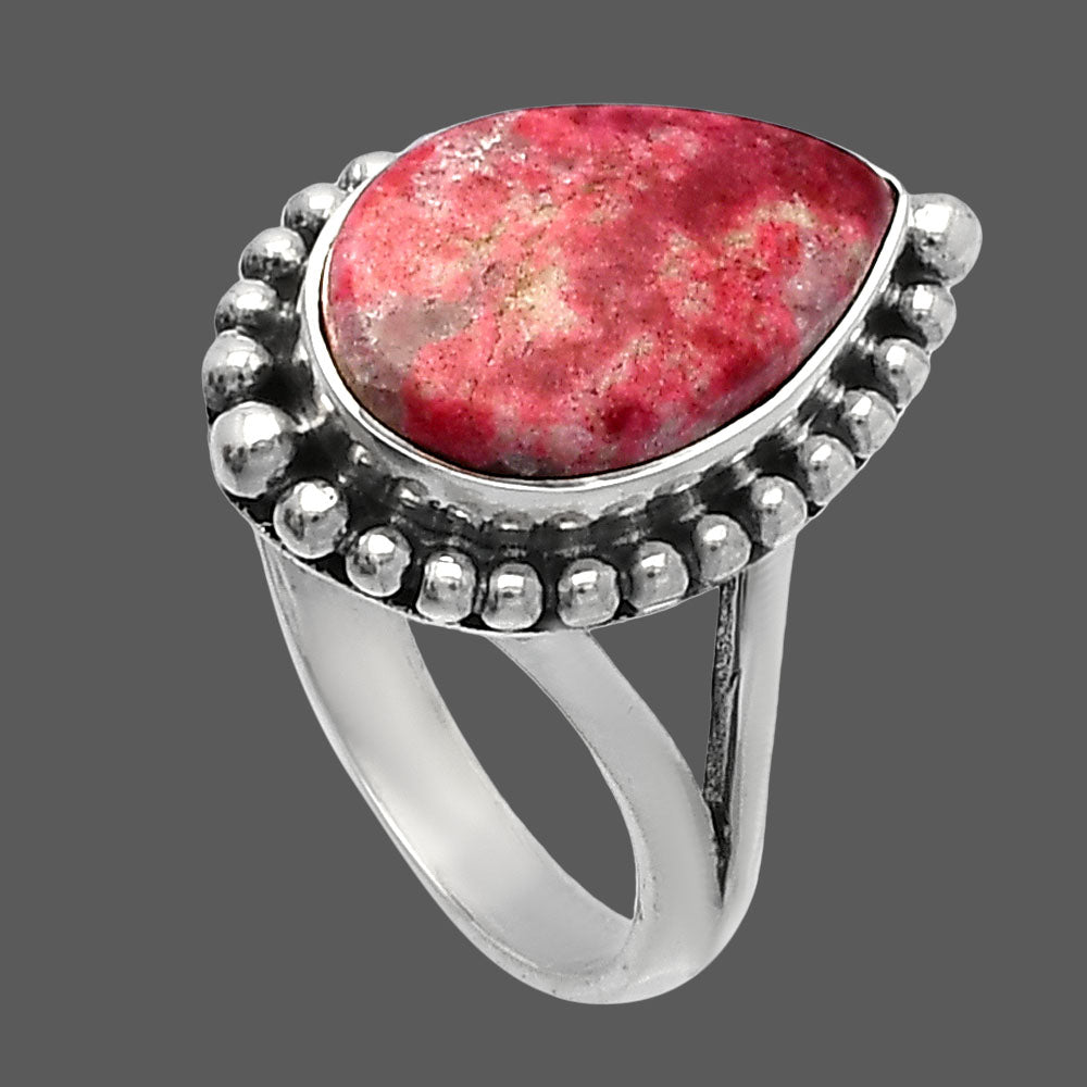 Natural Pink Thulite - Norway Ring size-8 R-1154 SDR226053