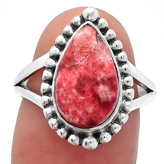 Natural Pink Thulite - Norway Ring size-8 R-1154 SDR226061