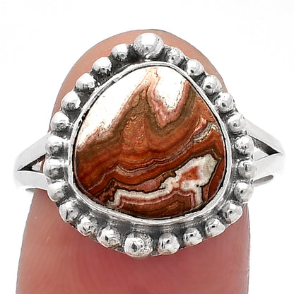 Natural Rosetta Picture Jasper Ring size-8.5 R-1154 SDR226069