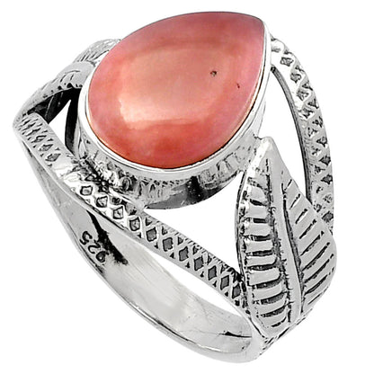 Leaf - Natural Guava Quartz - Brazil Ring size-7 R-1360 SDR226230