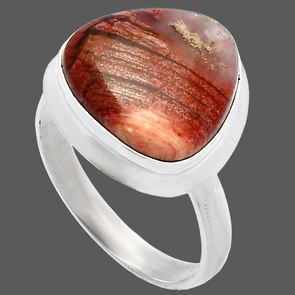 Natural Snake Skin Jasper Ring size-8 R-1007 SDR226289