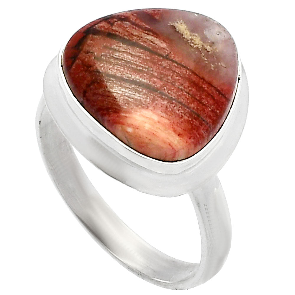 Natural Snake Skin Jasper Ring size-8 R-1007 SDR226289