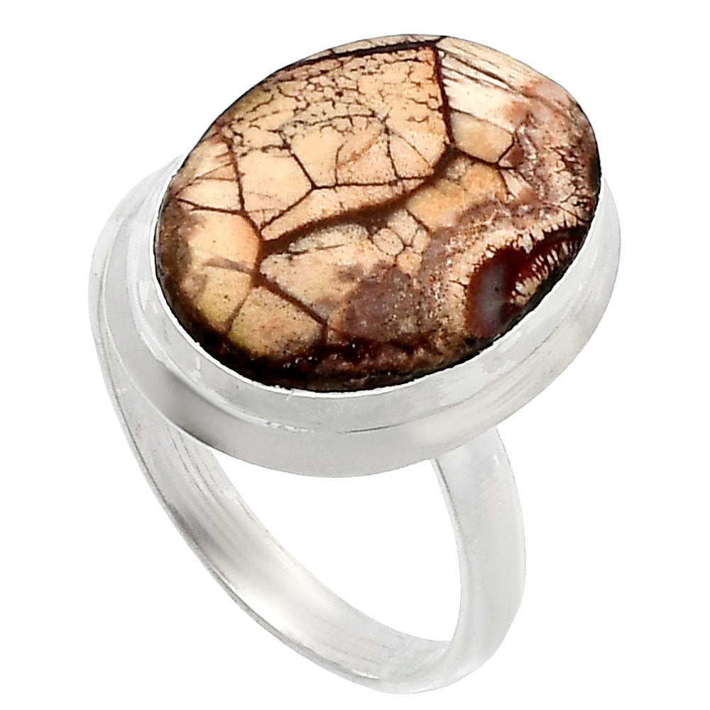Natural Mexican Bird Eye Ring size-9 R-1007 SDR226329