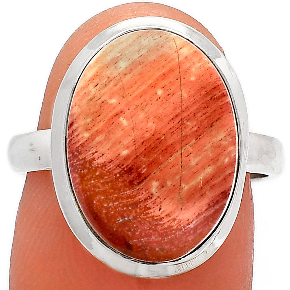 Natural Snake Skin Jasper Ring size-8 R-1007 SDR226338