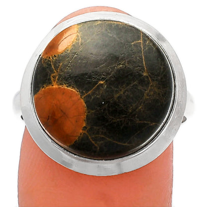 Natural Peanut Obsidian Ring size-9 R-1007 SDR226339