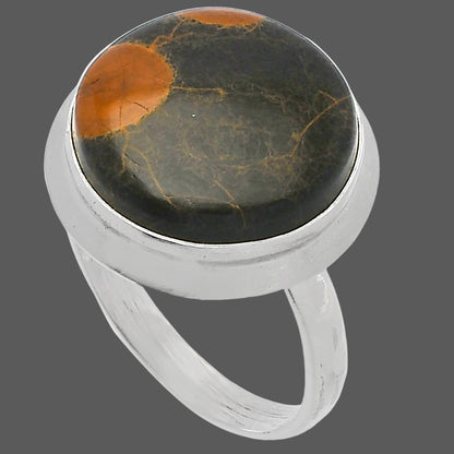 Natural Peanut Obsidian Ring size-9 R-1007 SDR226339