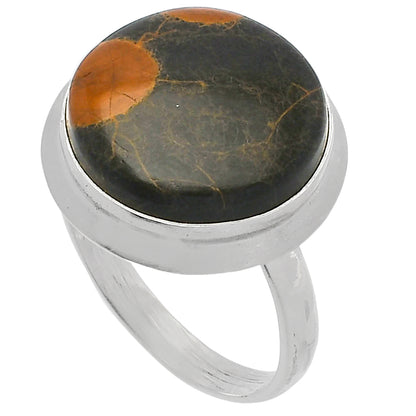 Natural Peanut Obsidian Ring size-9 R-1007 SDR226339
