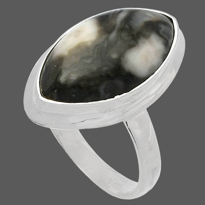 Natural Mexican Cabbing Fossil Ring size-7 R-1007 SDR226346