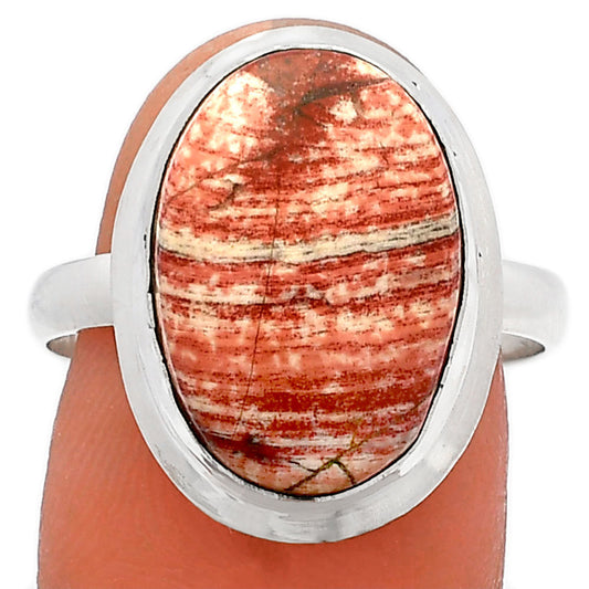 Natural Snake Skin Jasper Ring size-9 R-1007 SDR226360