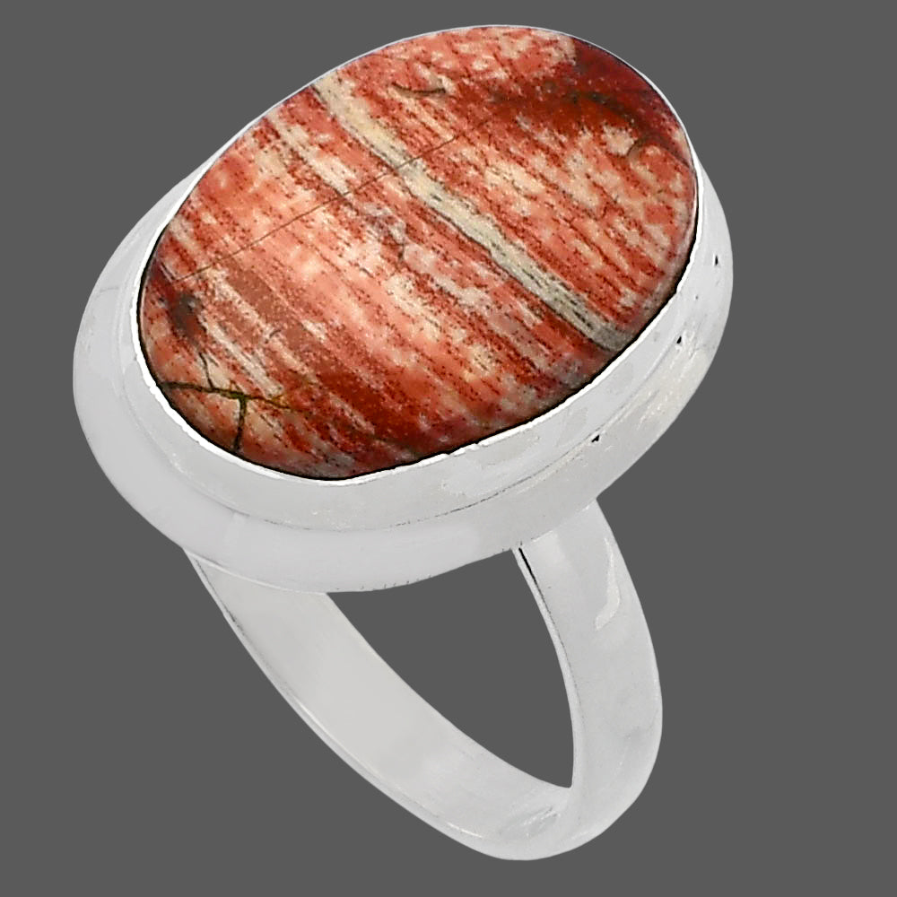 Natural Snake Skin Jasper Ring size-9 R-1007 SDR226360