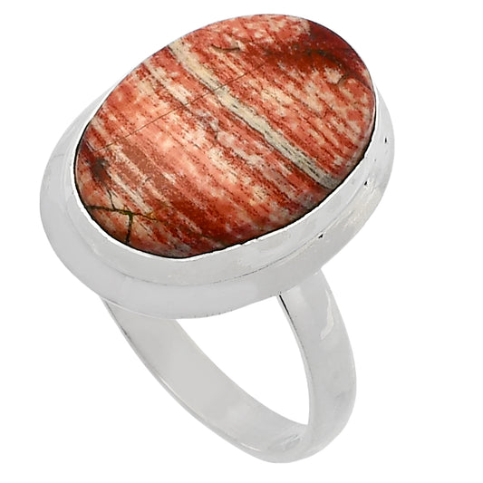 Natural Snake Skin Jasper Ring size-9 R-1007 SDR226360