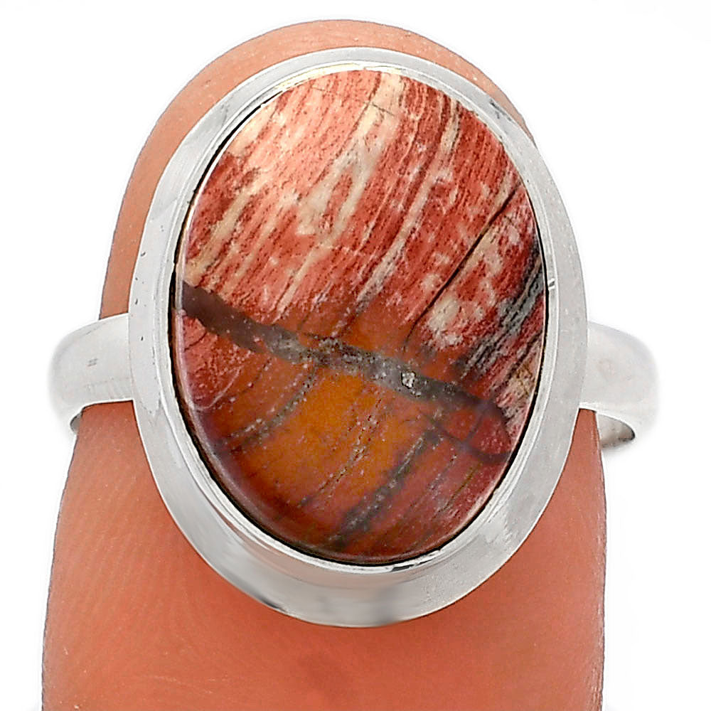 Natural Snake Skin Jasper Ring size-7 R-1007 SDR226409
