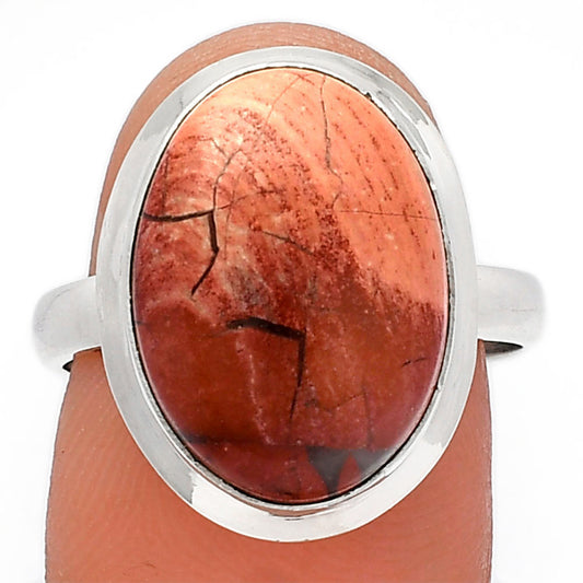 Natural Snake Skin Jasper Ring size-8 R-1007 SDR226414