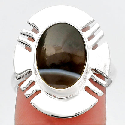 Natural Banded Onyx Ring size-8 R-1240 SDR226488